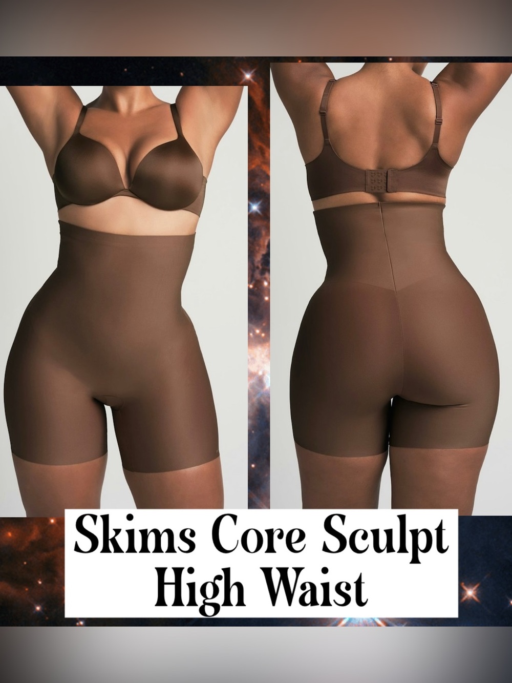 Skims Core Sculpt High Waisted Short Jasper New
